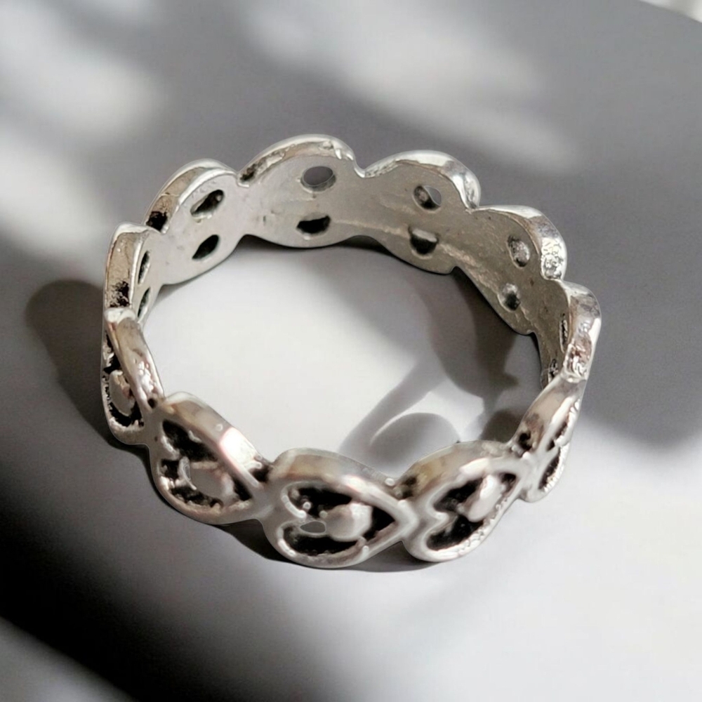 Silver Infinity Ring - image 1